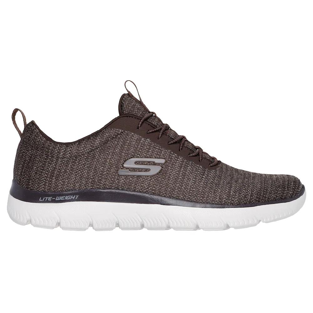 Skechers Slip-On Sneaker »SUMMITS-« Slipper Freizeitschuh Halbschuh Mit Elastic Schnürsenkel ▷ Für