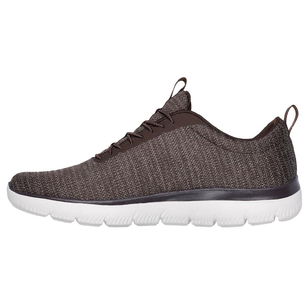 Skechers Slip-On Sneaker »SUMMITS-« Slipper Freizeitschuh Halbschuh Mit Elastic Schnürsenkel ▷ Für