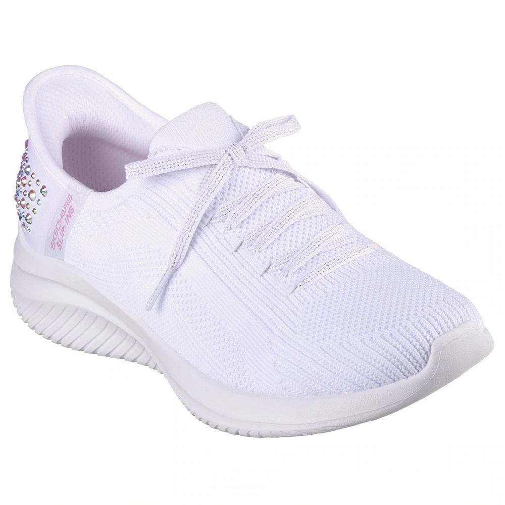 Skechers Slip-On Sneaker »ULTRA FLEX 3.0-SHINING GLITZ« Komfortschuh Slipper Sneaker mit coolen Glitzer-Nieten bestellen