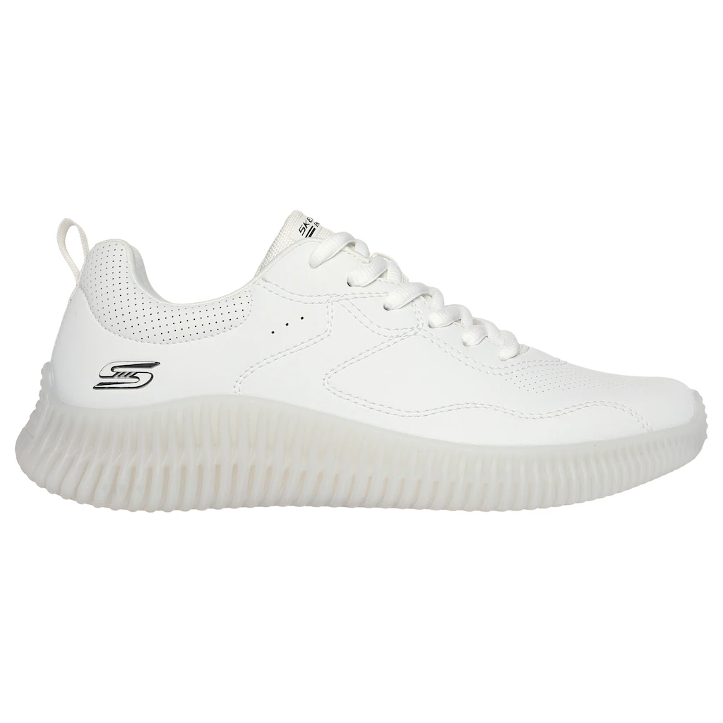 Skechers Sneaker »BOBS GEO-HOW DEBONAIR« Freizeitschuh Halbschuh Schnürschuh Im Monochrome Look Online Kaufen