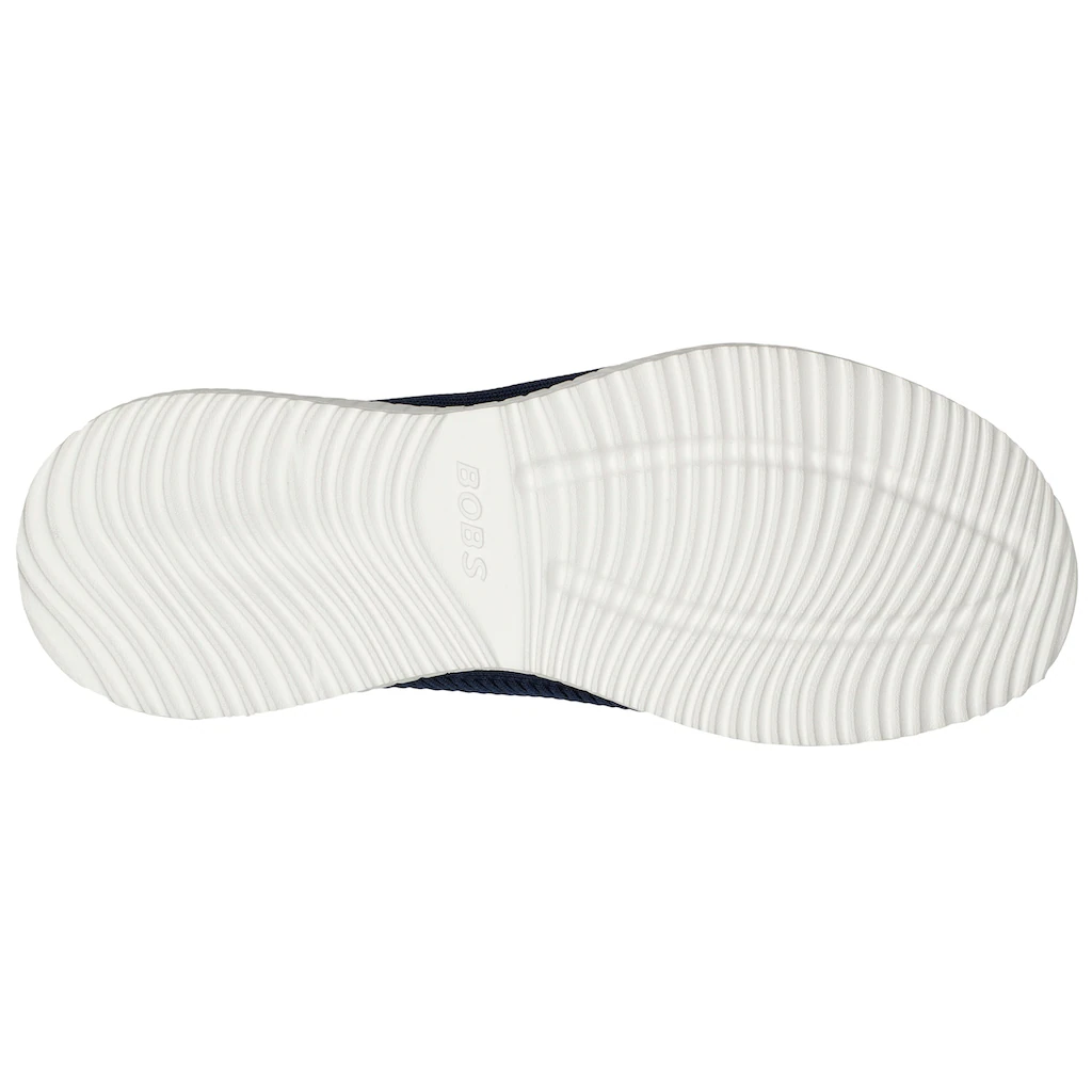 Skechers Sneaker »BOBS SQUAD - TOUGH TALK« Schnürschuh Freizeitschuh Trainingsschuh In Strick-Optik Online Kaufen