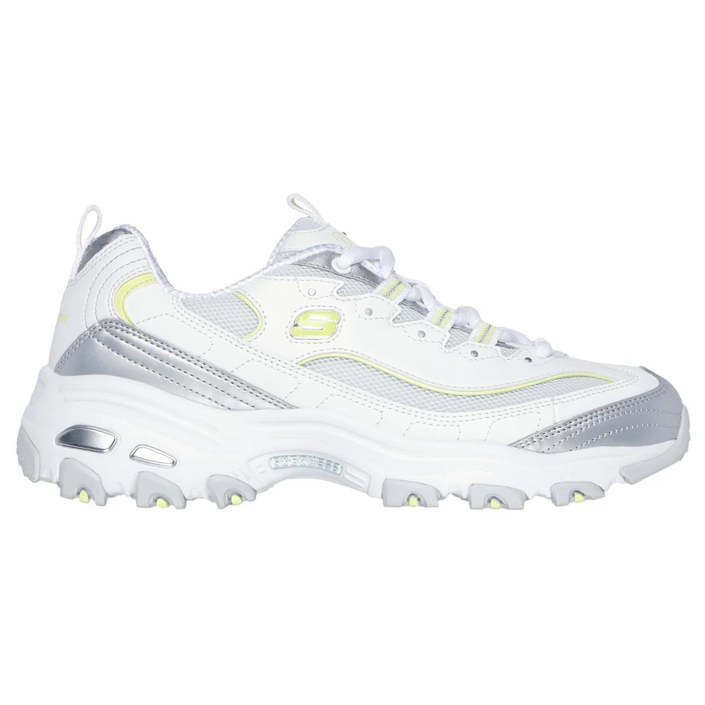 Skechers Sneaker »D'LITES-CHROMATIC« Plateausneaker Schnürschuh Mit Metallic Einsätzen Bestellen