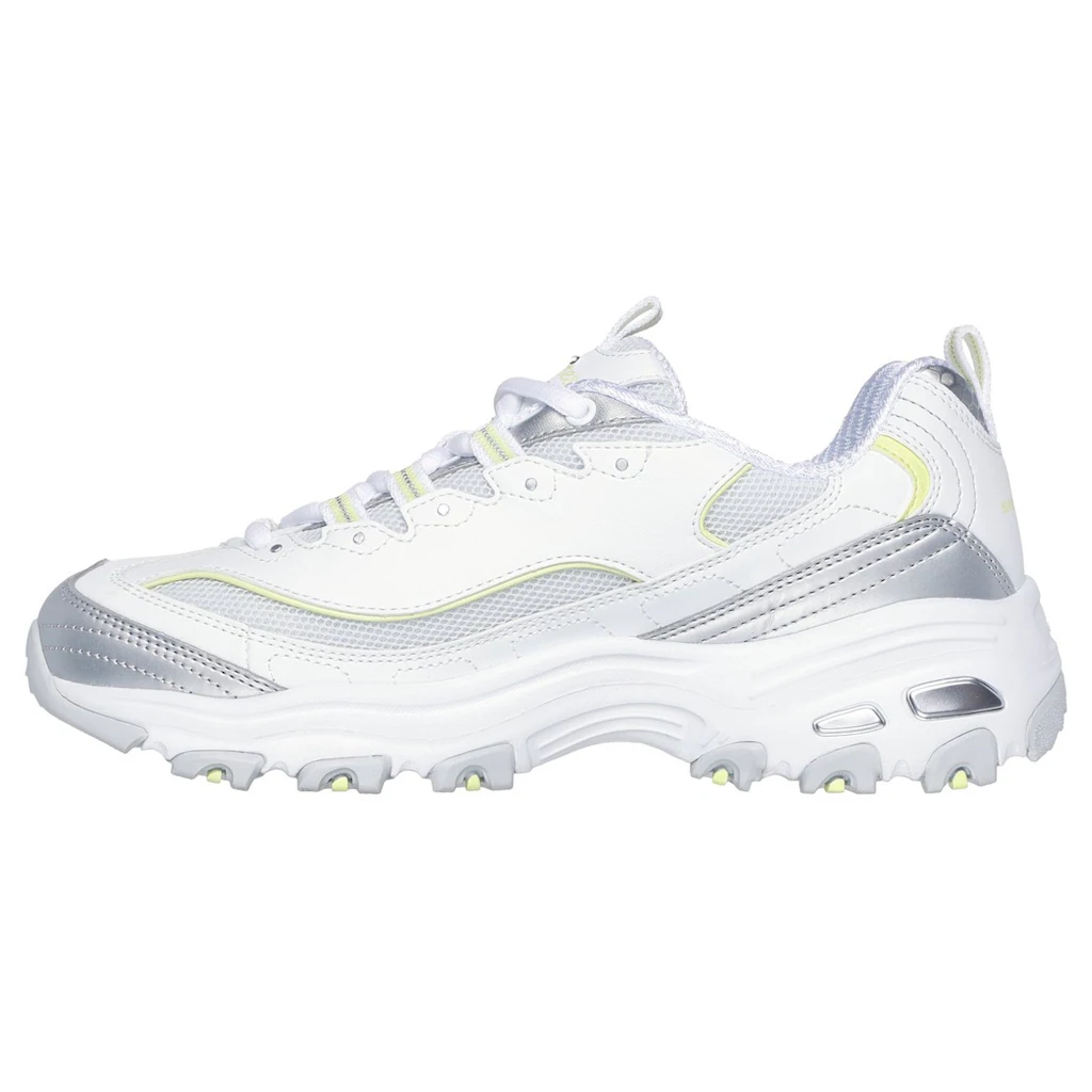 Skechers Sneaker »D'LITES-CHROMATIC« Plateausneaker Schnürschuh Mit Metallic Einsätzen Bestellen