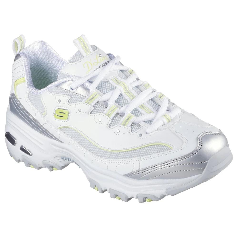 Skechers Sneaker »D'LITES-CHROMATIC« Plateausneaker Schnürschuh mit Metallic Einsätzen bestellen