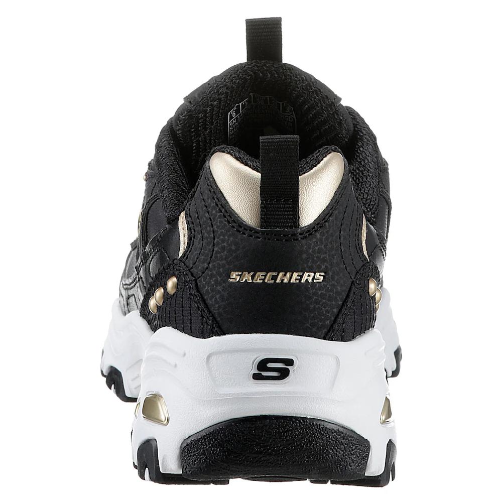 Skechers Sneaker »D'LITES« Mit Schönen Metallic-Details Freizeitschuh Halbschuh Schnürschuh ▷ Für