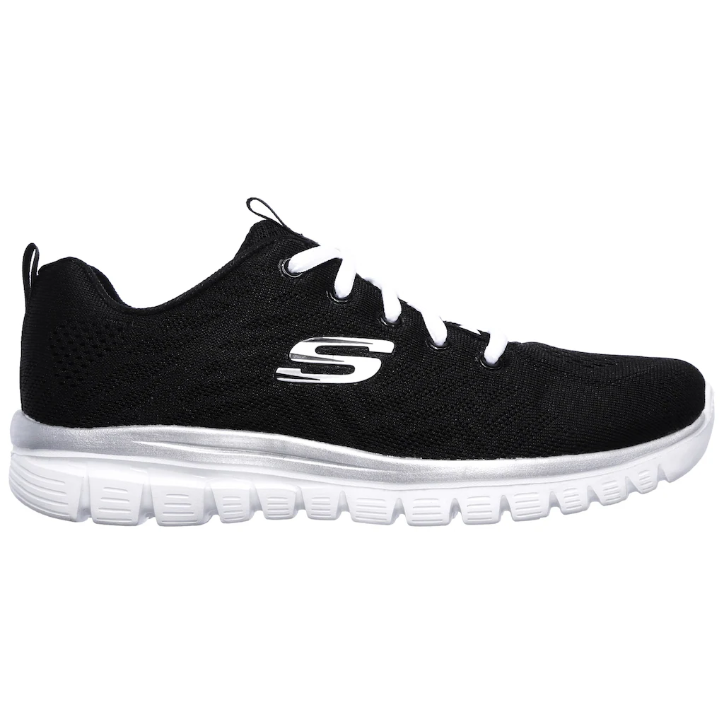 Skechers Sneaker »GRACEFUL - GET CONNECTED« Freizeitschuh Halbschuh Schnürschuh In Schuhweite G (weit)