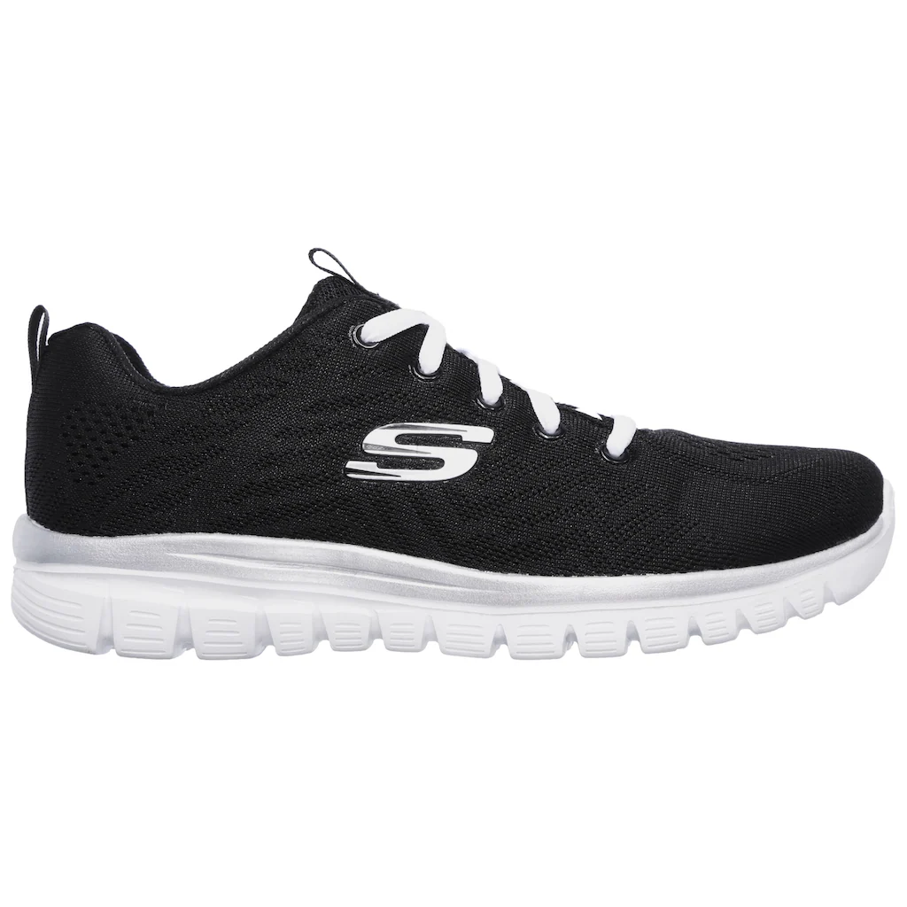 Skechers Sneaker »GRACEFUL - GET CONNECTED« Freizeitschuh Halbschuh Schnürschuh in Schuhweite G (weit)