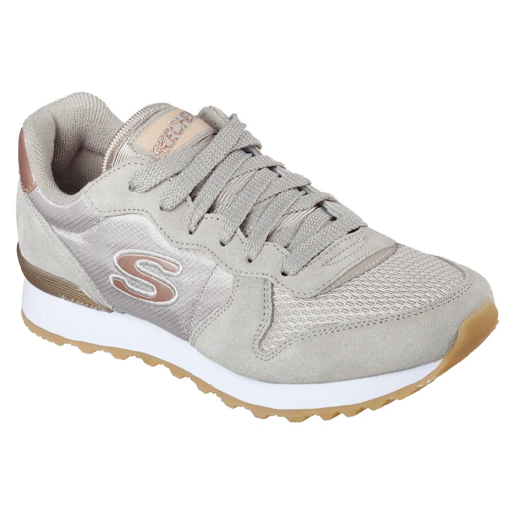 Skechers Sneaker »OG 85 - GOLDN GURL« Schnürschuh Original-Retro-Jogginschuh mit Air-Cooled Memory Foam® ▷ für