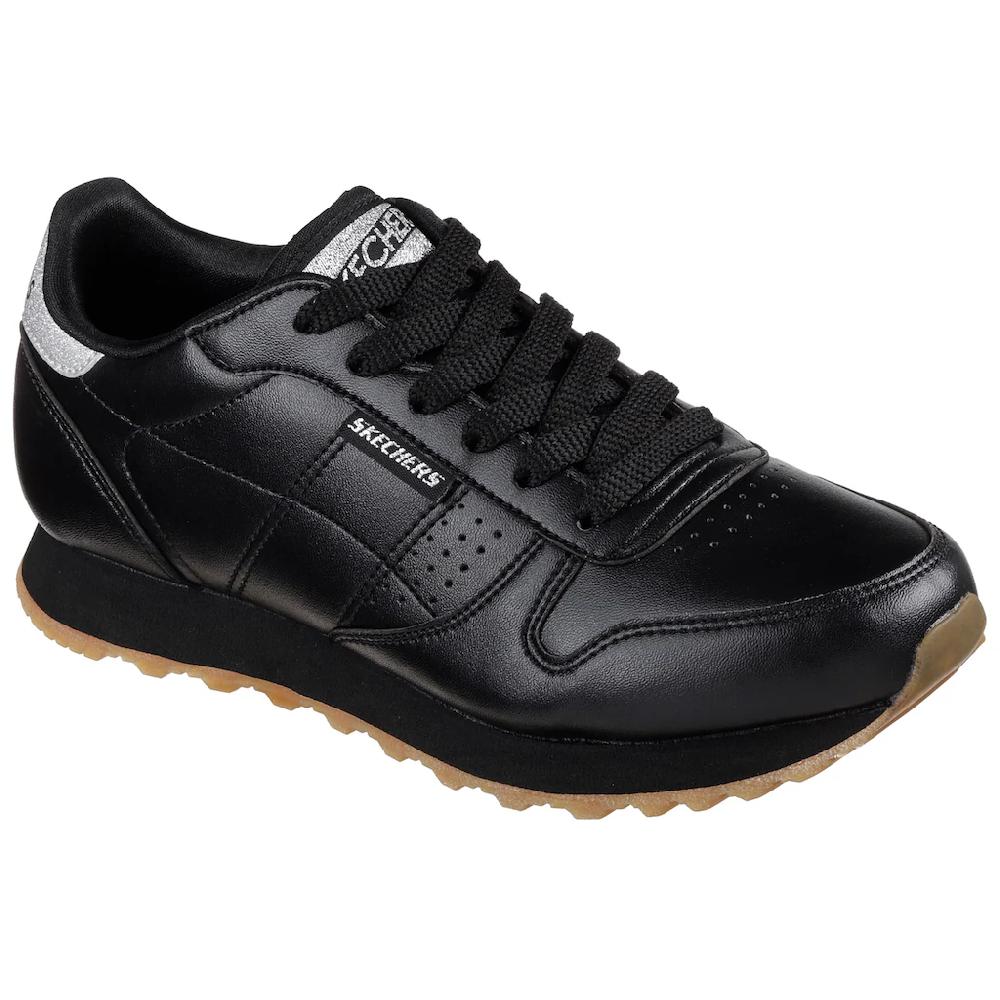 Skechers Sneaker »OG 85 - OLD SCHOOL COOL vegan« Freizeitschuh Halbschuh Schnürschuhmit Glitzer