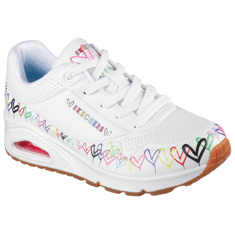 Skechers Sneaker »UNO« Keilsneaker Plateausneaker mit bedruckter Sohle