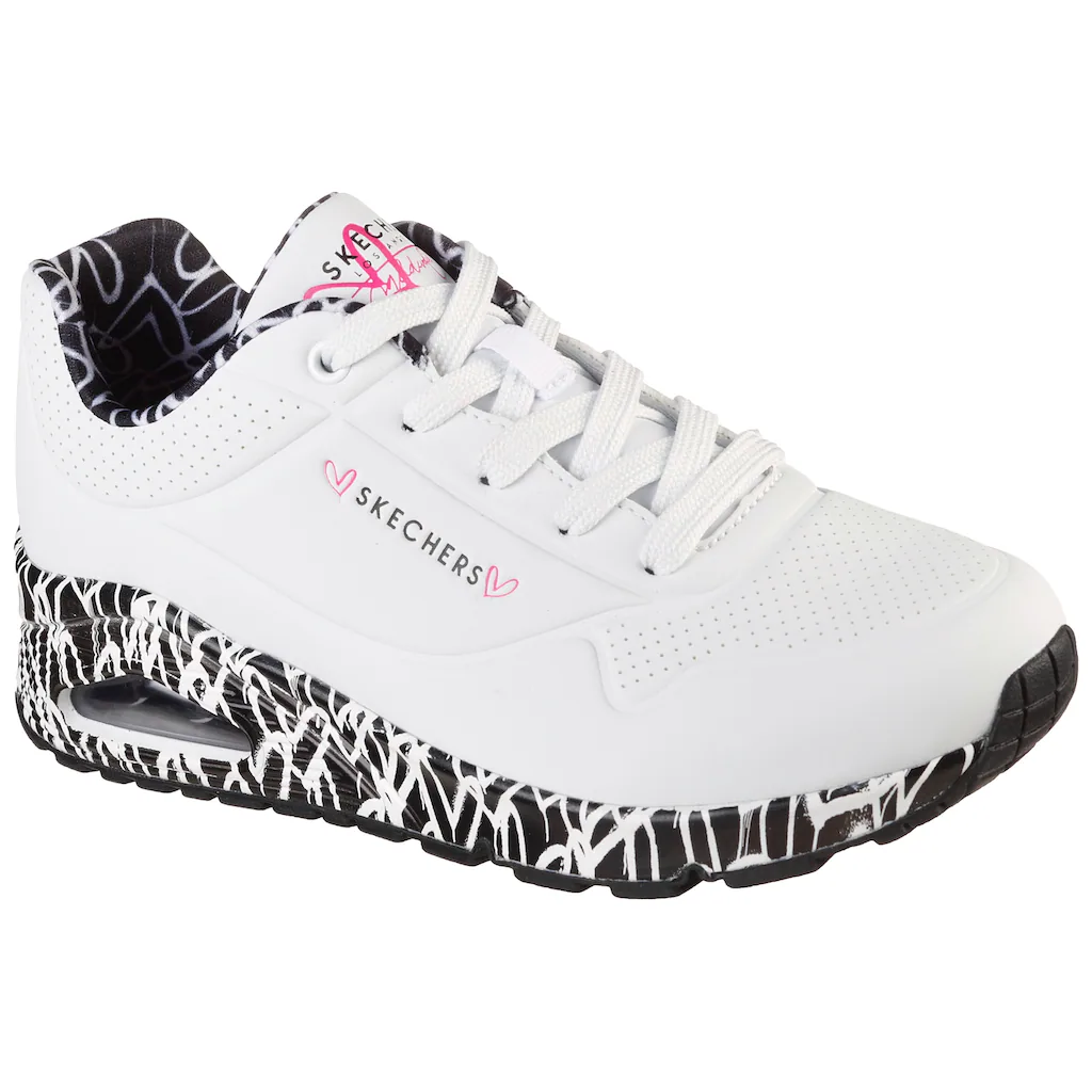 Skechers Sneaker »UNO LOVING LOVE« Freizeitschuh Halbschuh Schnürschuh mit Luftkammersohle