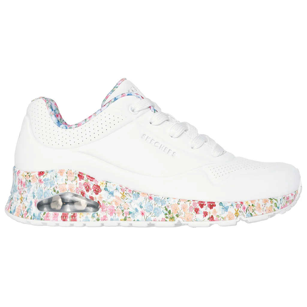 Skechers Sneaker »UNO-MAJESTIC GARDEN« Keilsneaker Plateausneaker Mit Bedruckter Sohle