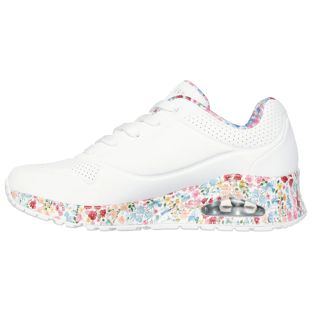 Skechers Sneaker »UNO-MAJESTIC GARDEN« Keilsneaker Plateausneaker Mit Bedruckter Sohle