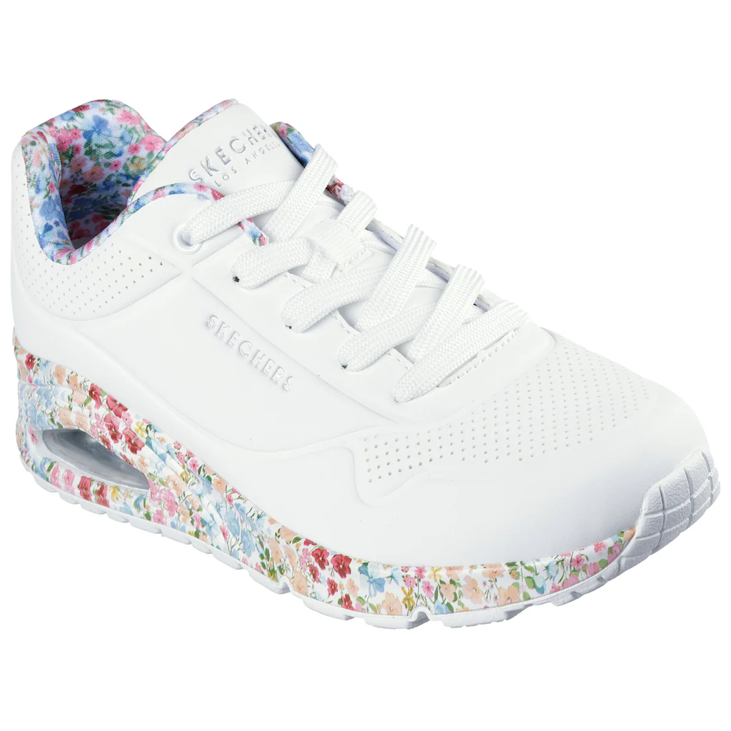 Skechers Sneaker »UNO-MAJESTIC GARDEN« Keilsneaker Plateausneaker mit bedruckter Sohle
