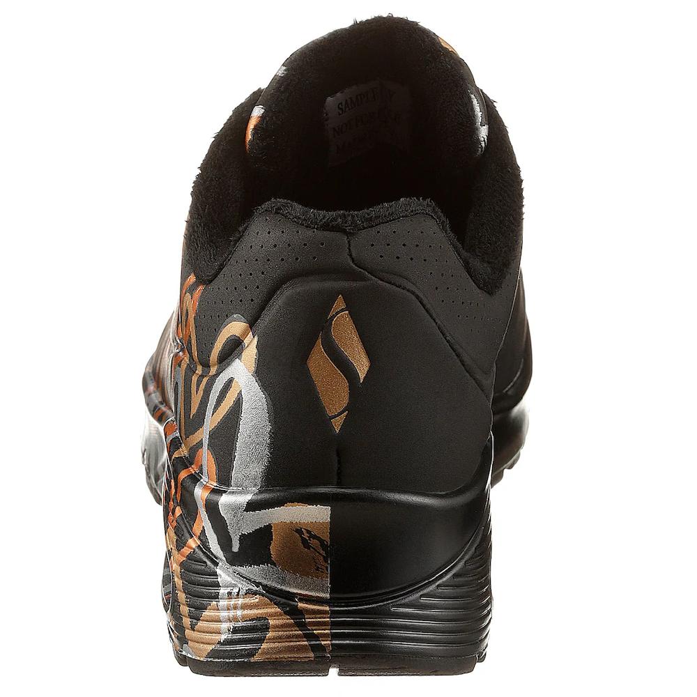 Skechers Sneaker »UNO - METALLIC LOVE« Freizeitschuh Halbschuh Schnürschuh Mit Trendigen Metallic-Print