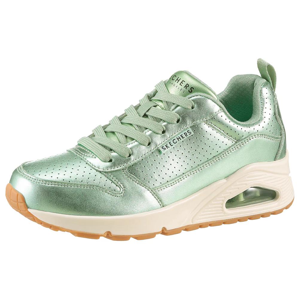 Skechers Sneaker »UNO-METALLIXS« Keilsneaker Plateausneaker Schnürschuh Halbschuh im Metallic-Look online kaufen