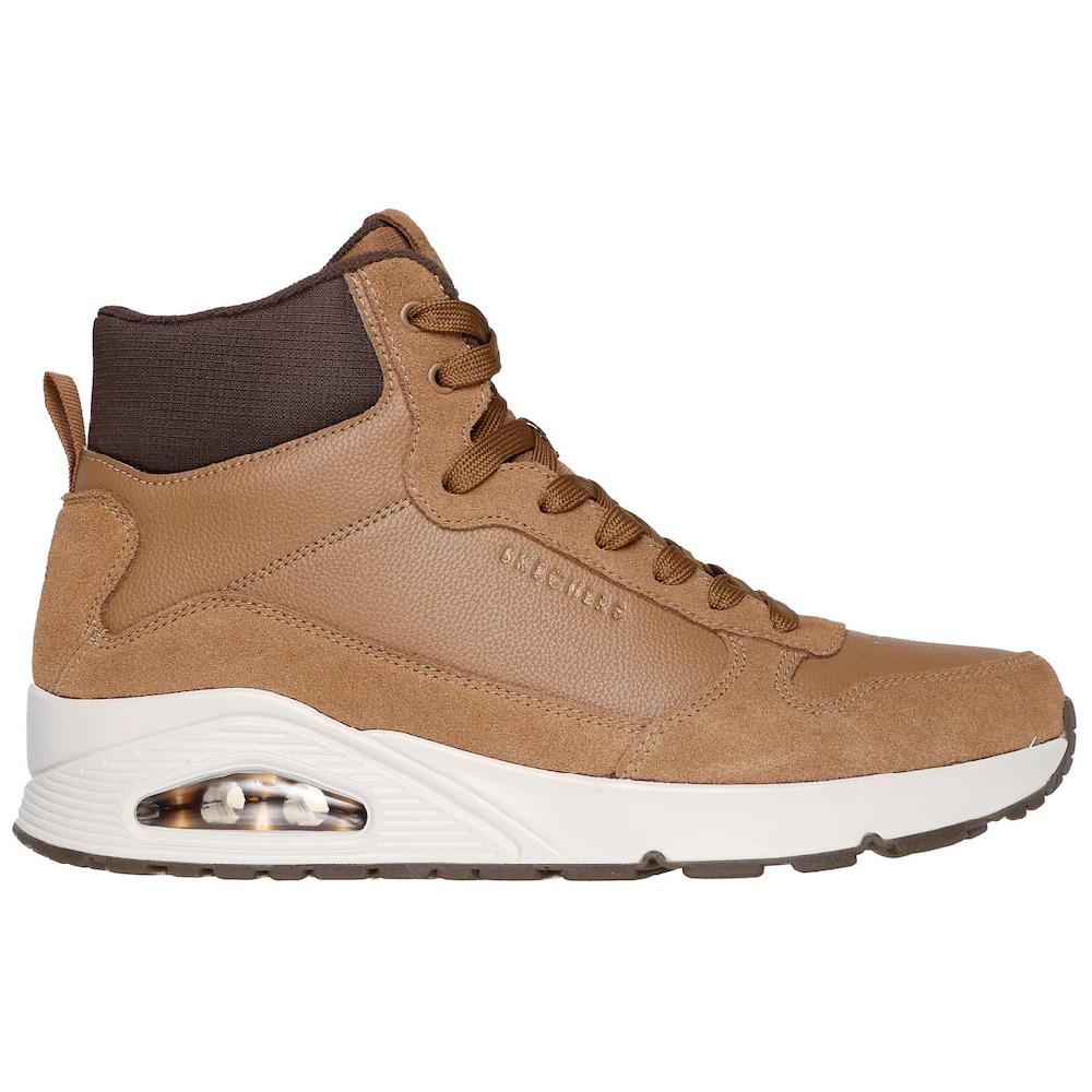 Skechers Sneaker »UNO« Mid Cut Sneaker Schnürboots Mit Gepolstertem Schaftrand Online Kaufen