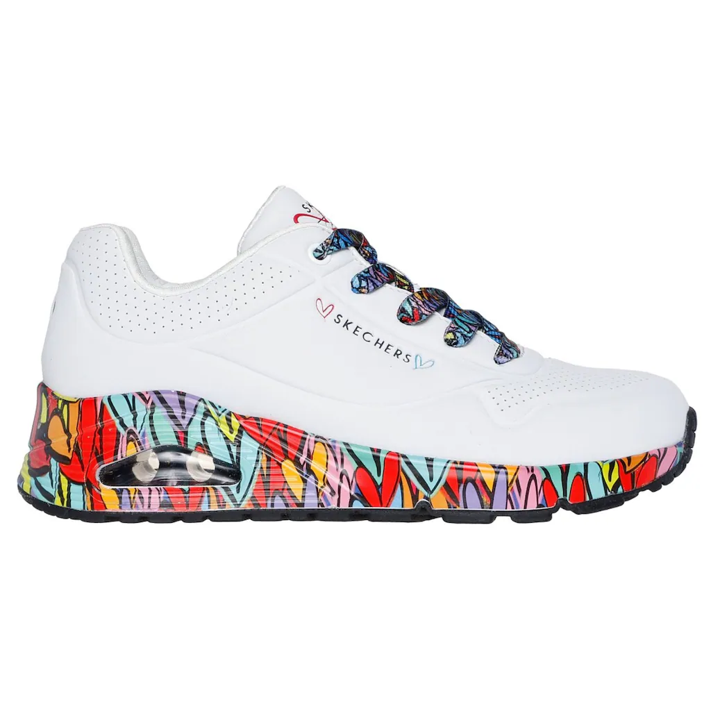 Skechers Sneaker »UNO« Plateausneaker Schnürschuh Mit Keilabsatz Kaufen