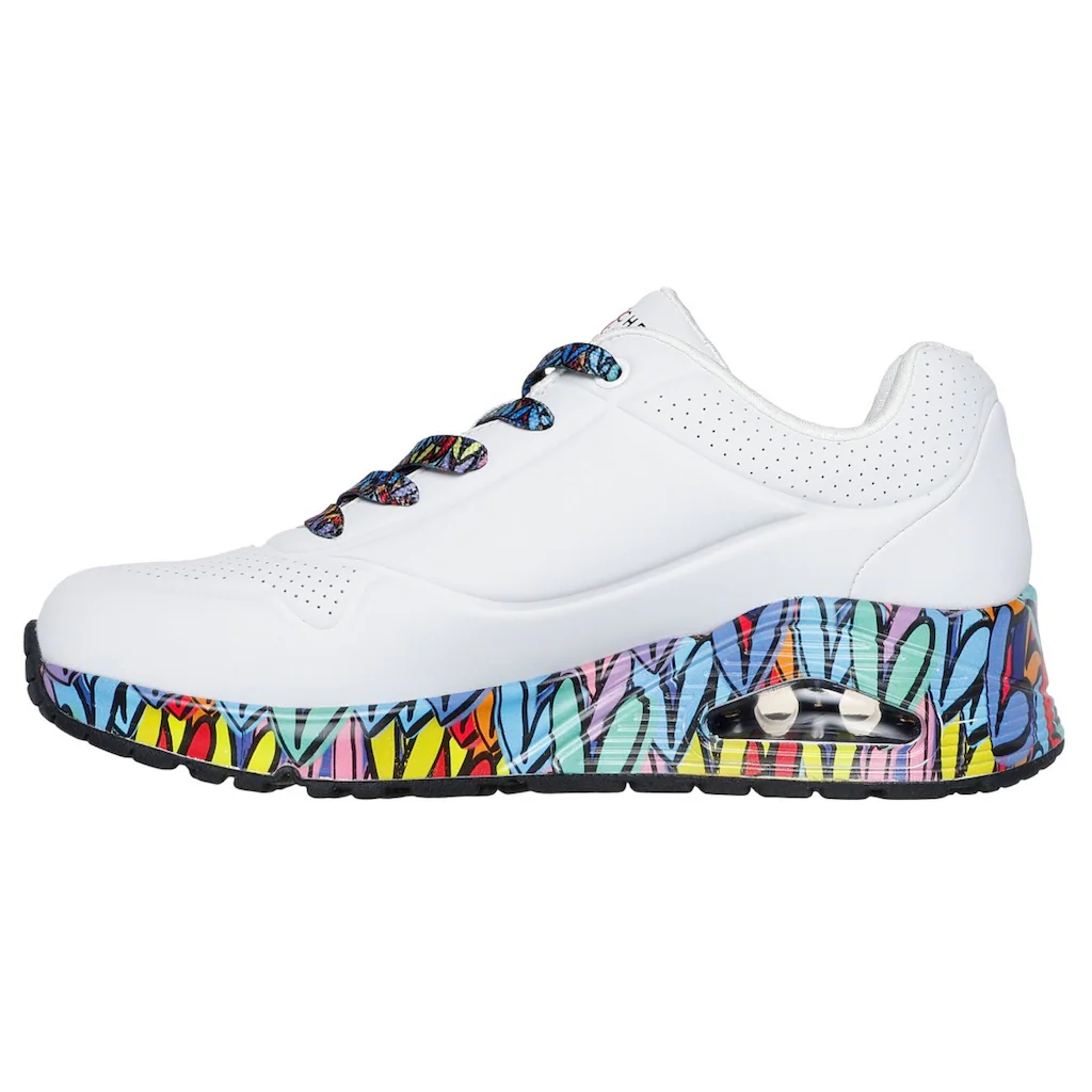 Skechers Sneaker »UNO« Plateausneaker Schnürschuh Mit Keilabsatz Kaufen