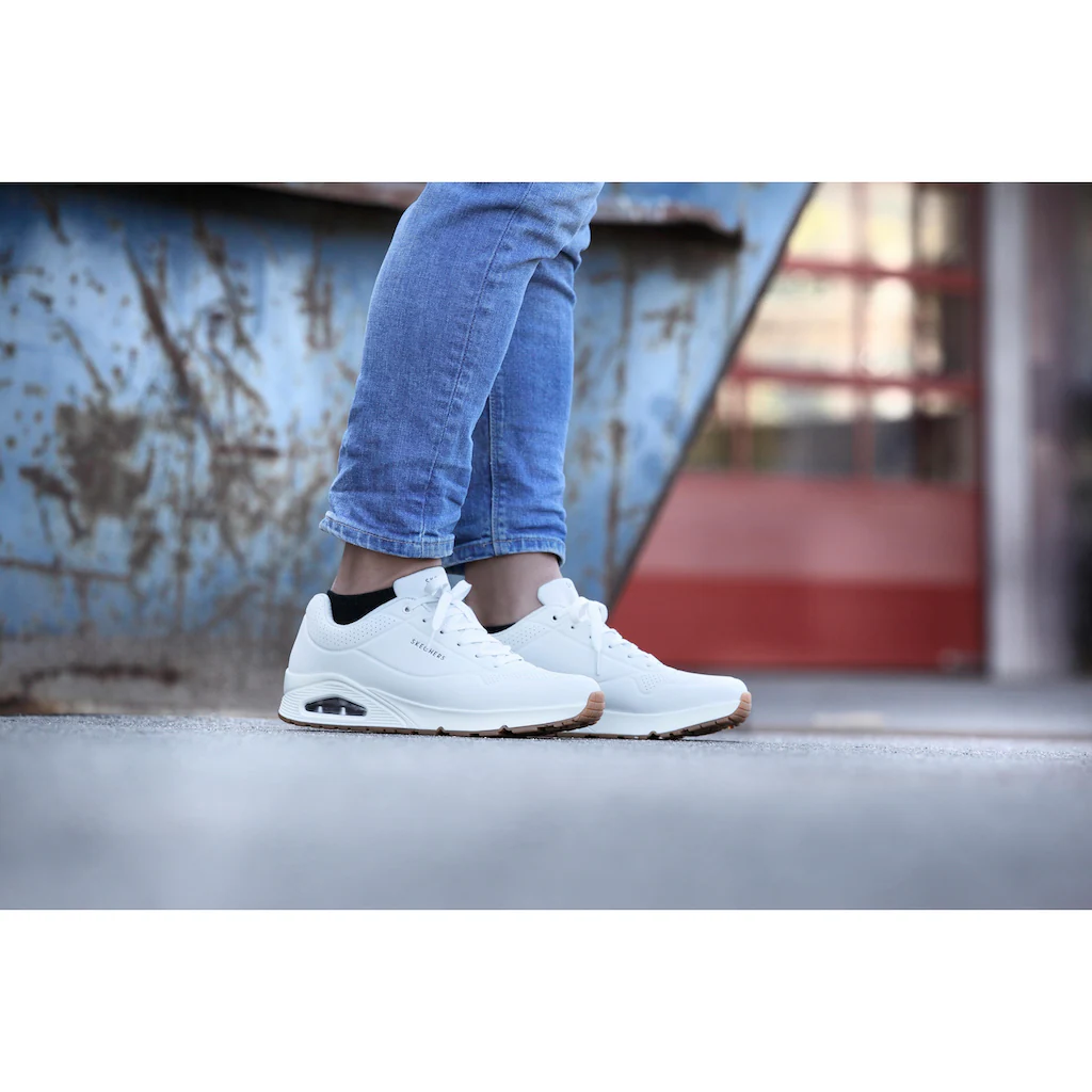 Skechers Sneaker »Uno - Stand On Air« Freizeitschuh Halbschuh Schnürschuh Mit Air-Cooled Memory Foam Online Bestellen