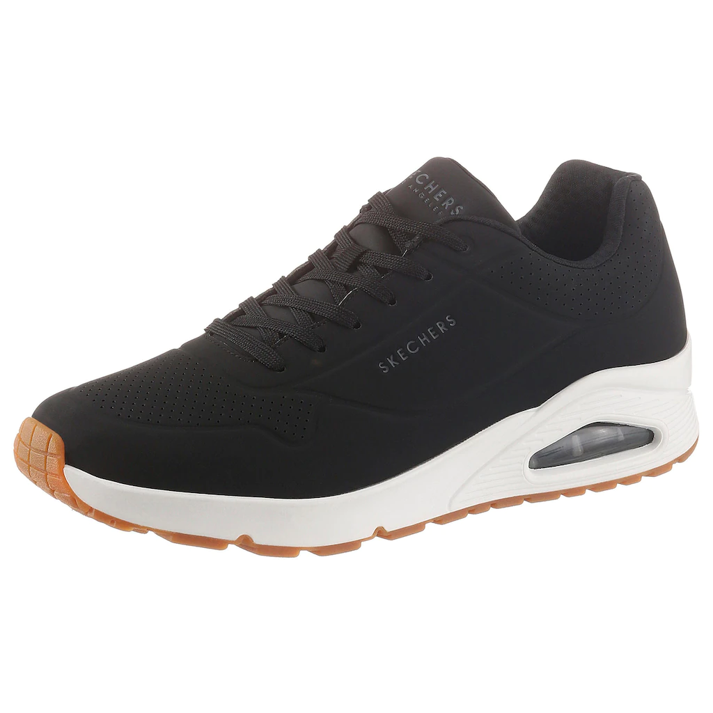 Skechers Sneaker »Uno - Stand on Air« Freizeitschuh Halbschuh Schnürschuh mit extra Dämpfung ▷ für