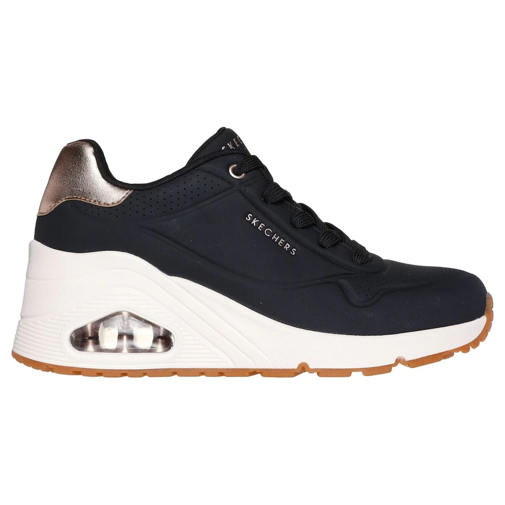 Skechers Sneaker »UNO WEDGE-HI STEPS« Keilsneaker Schnürschuh Mit Air-Cooled Memory Foam Bestellen