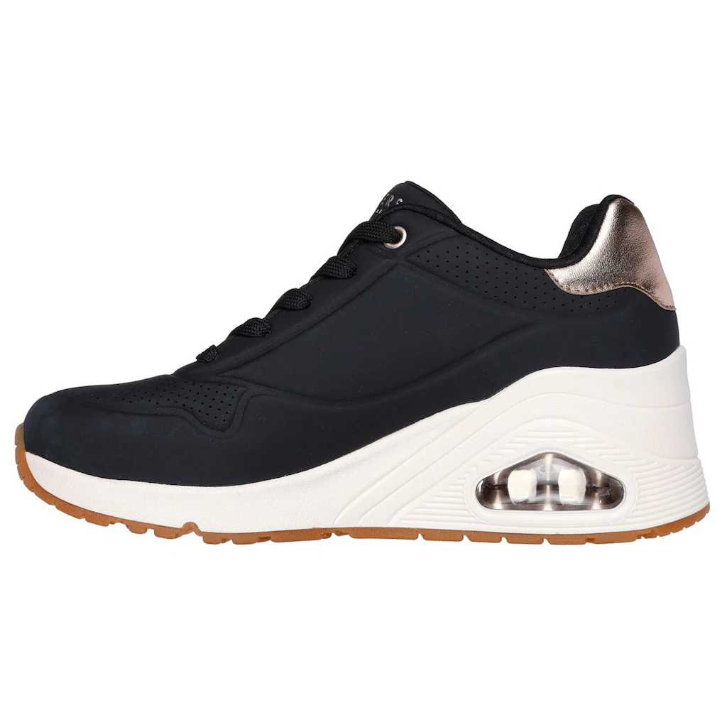 Skechers Sneaker »UNO WEDGE-HI STEPS« Keilsneaker Schnürschuh Mit Air-Cooled Memory Foam Bestellen
