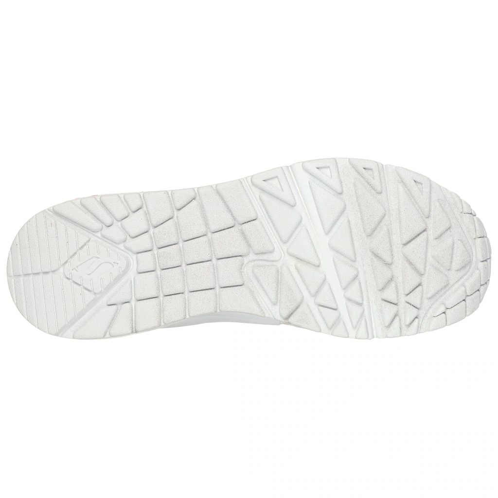 Skechers Wedgesneaker »UNO-SPREAD THE LOVE« Freizeitschuh Halbschuh Schnürschuh Mit Coolem Graffiti-Print