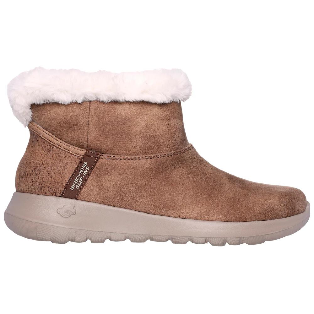 Skechers Winterboots »ON-THE-GO JOY-COZY DREAM« Schlupfstiefel Snowboots Winterschuh Mit 5GEN Dämpfung Vegan ▷ Für
