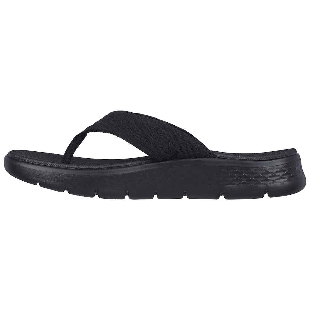 Skechers Zehentrenner »GO WALK FLEX SANDAL-SPLENDOR-X« Sommerschuh Schlappen Poolsildes Mit Goga Mat Footbed ▷ Für
