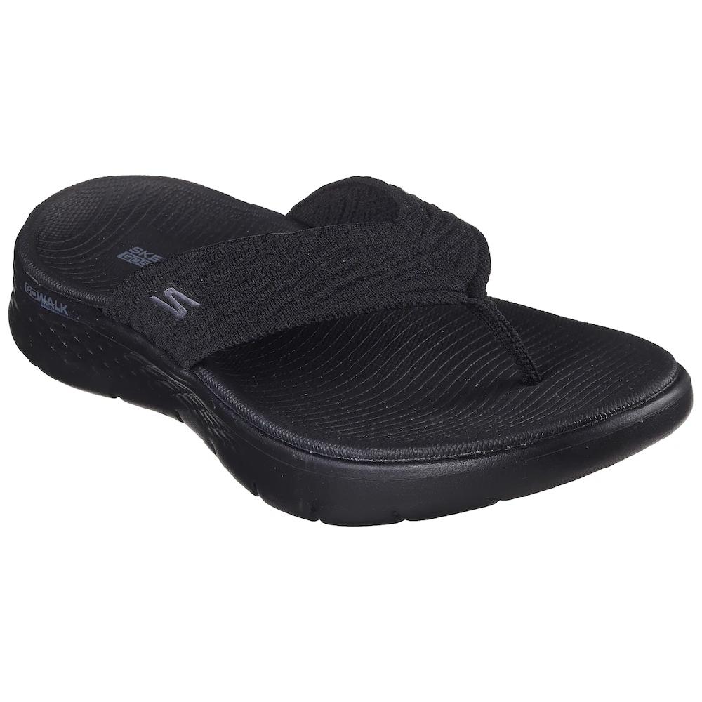Skechers Zehentrenner »GO WALK FLEX SANDAL-SPLENDOR-X« Sommerschuh Schlappen Poolsildes mit Goga Mat Footbed ▷ für