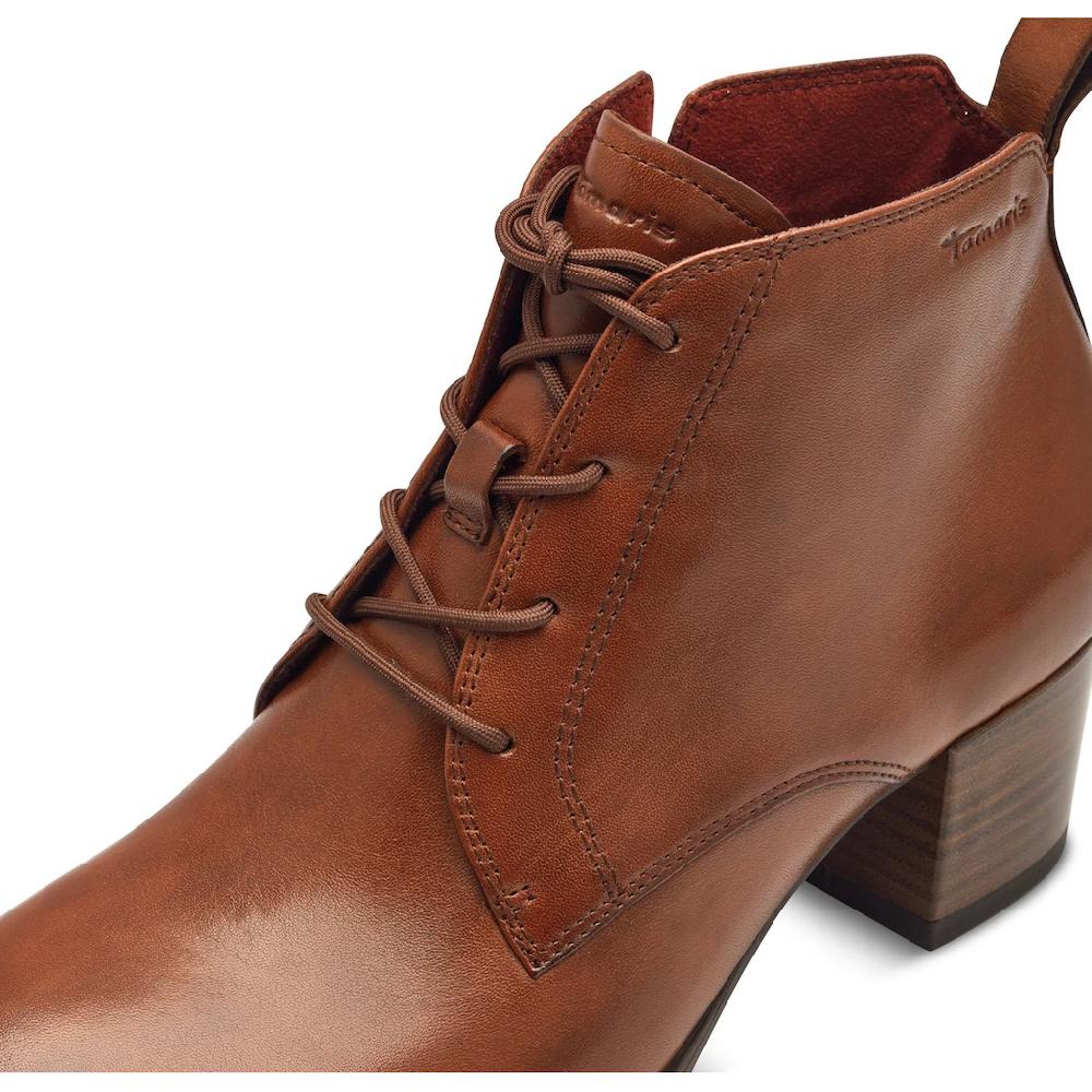 Tamaris Ankleboots Blockabsatz Schnürstiefelette Bussinessschuh Mit Logoprägungen Kaufen
