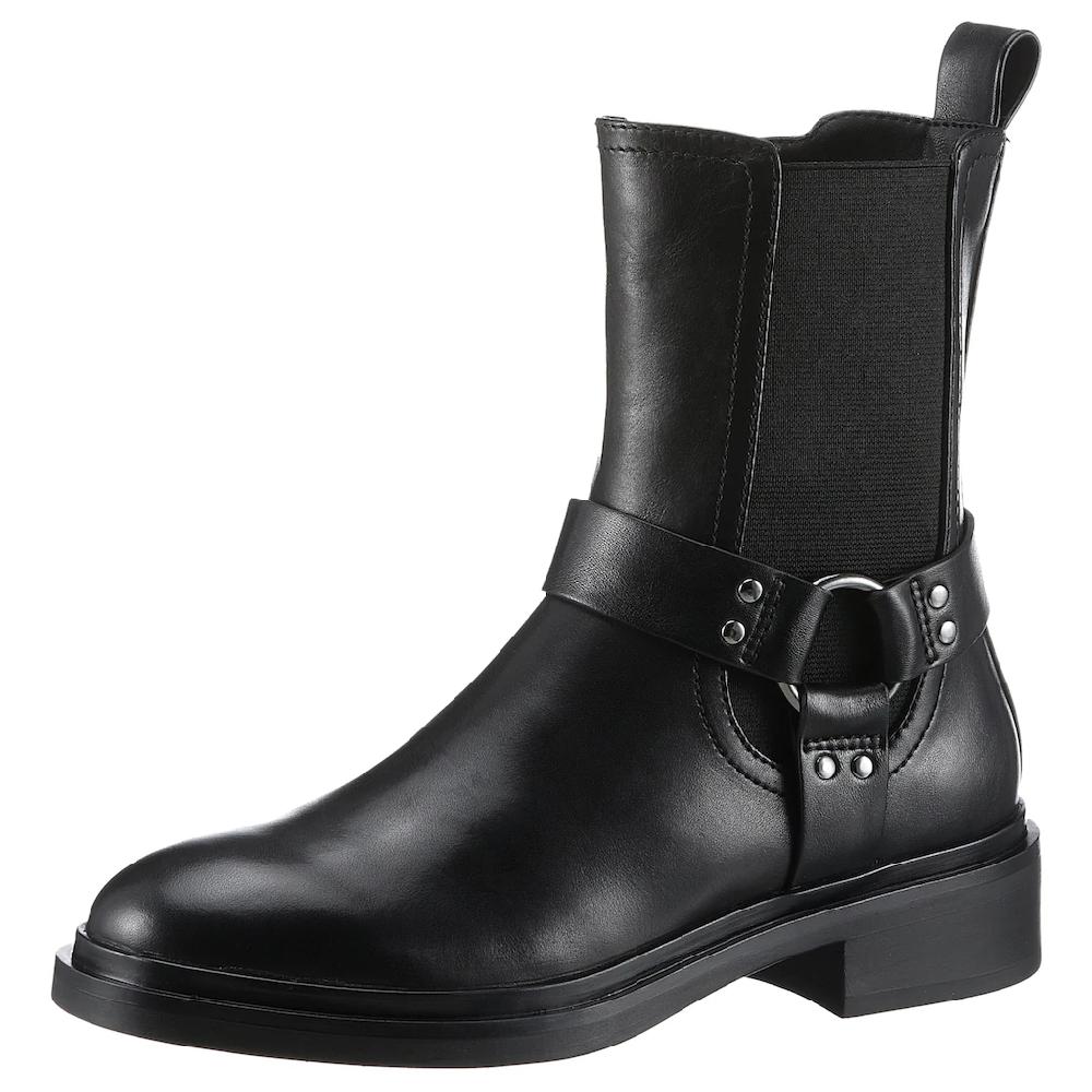 Tamaris Bikerboots Blockabsatz Chelseaboots Stiefelette mit Zierriegel und NIeten ▷ für