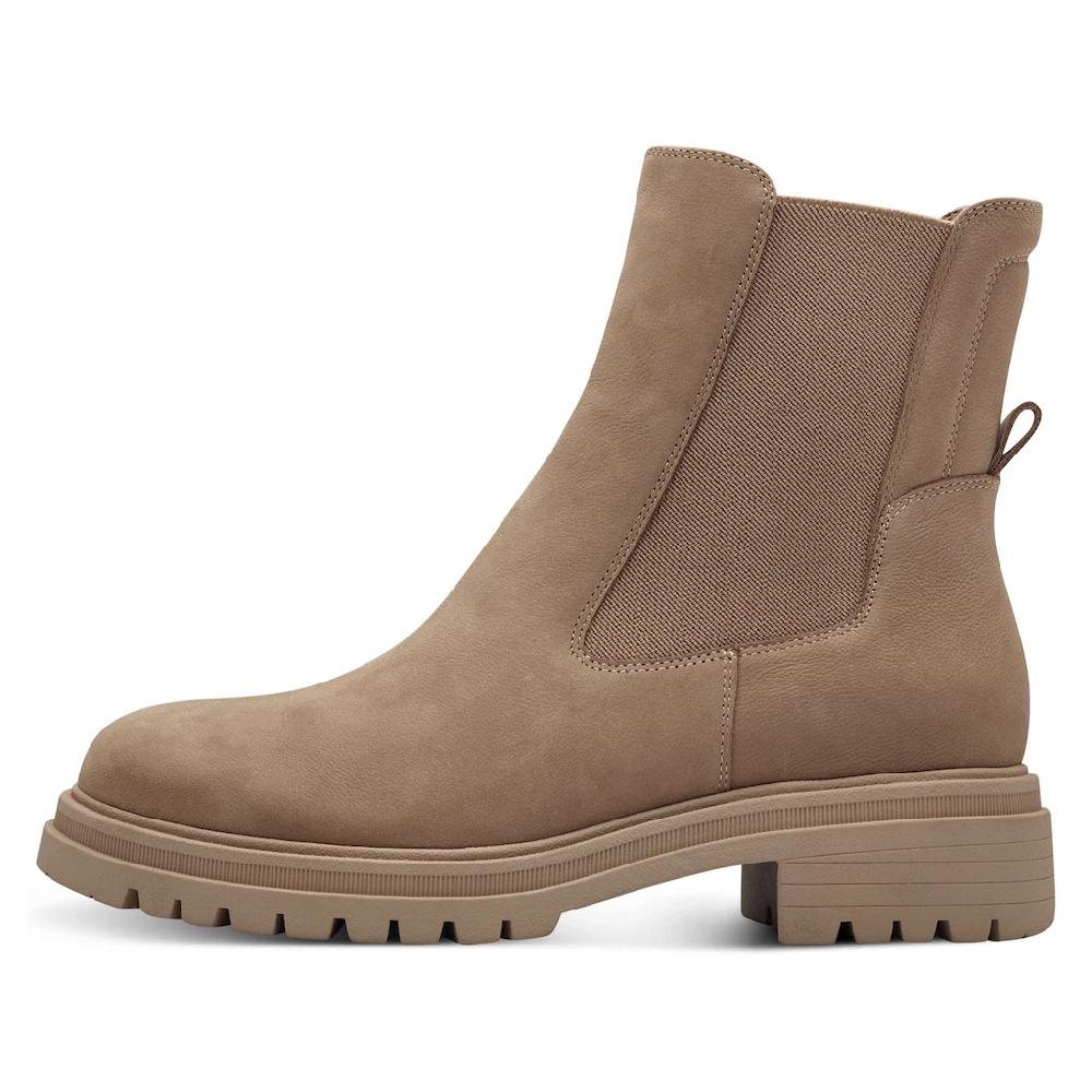 Tamaris Chelseaboots Blockabsatz Combat-Boots Stiefelette Mit Stretcheinsatz Online Bestellen