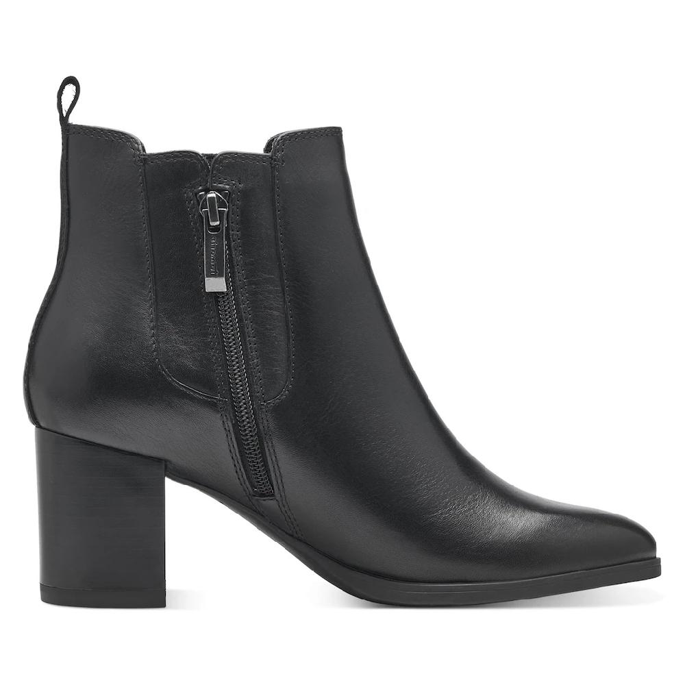 Tamaris Chelseaboots Blockabsatz Herbstmode Stiefelette Mit Stretcheinsatz ▷ Für