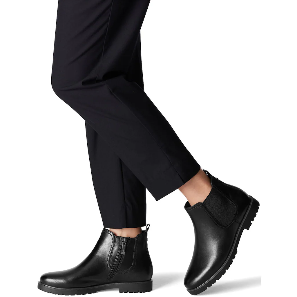Tamaris Chelseaboots Blockabsatz Stiefelette Businessschuh Mit Stretcheinsatz Online Bestellen