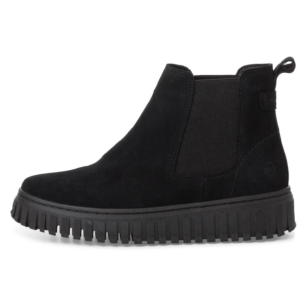Tamaris Chelseaboots Plateau Stiefelette Boots Mit Beidseitigem Stretcheinsatz Kaufen