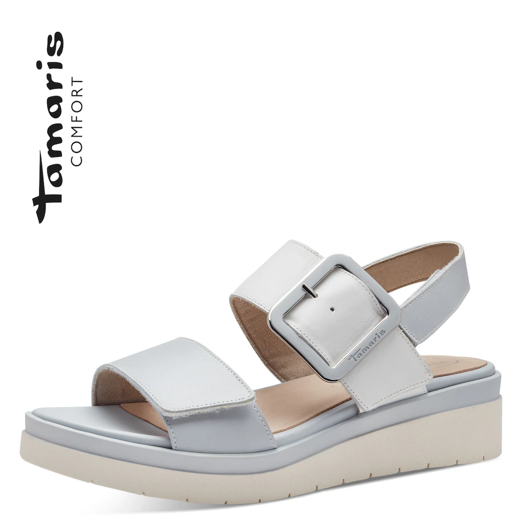 Tamaris COMFORT Sandalette Sommerschuh Sandale Keilabsatz mit verstellbarer Schnalle kaufen