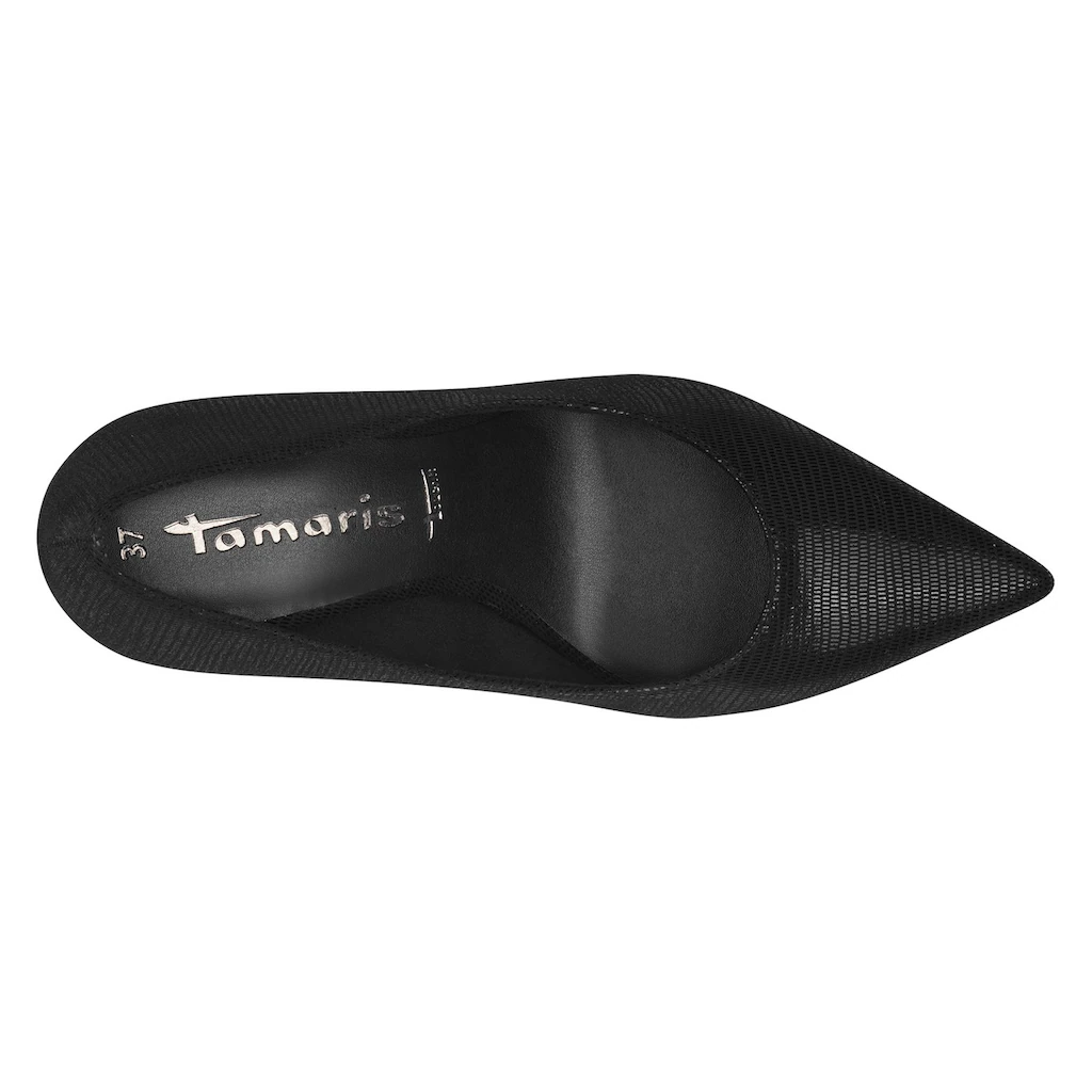 Tamaris High-Heel-Pumps Stilettoabsatz Abendschuh Partyschuh Mit Edlem Glanz-Effekt Online Kaufen