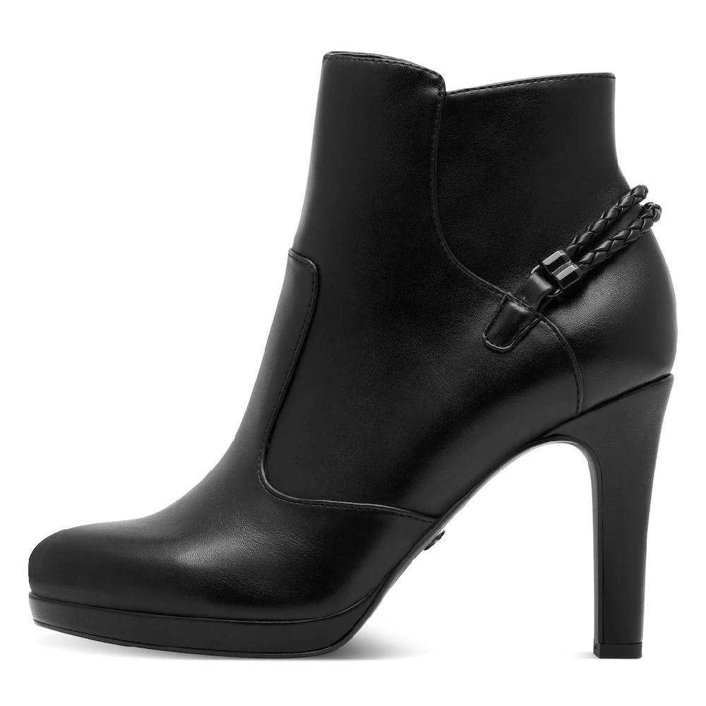 Tamaris High-Heel-Stiefelette Stilettoabsatz Abendschuh Ankleboots Mit Bändern An Der Ferse ▷ Für