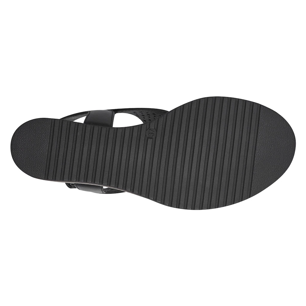 Tamaris Keilsandalette Sommerschuh Sandale Mit Modischer Perforation Online Bestellen