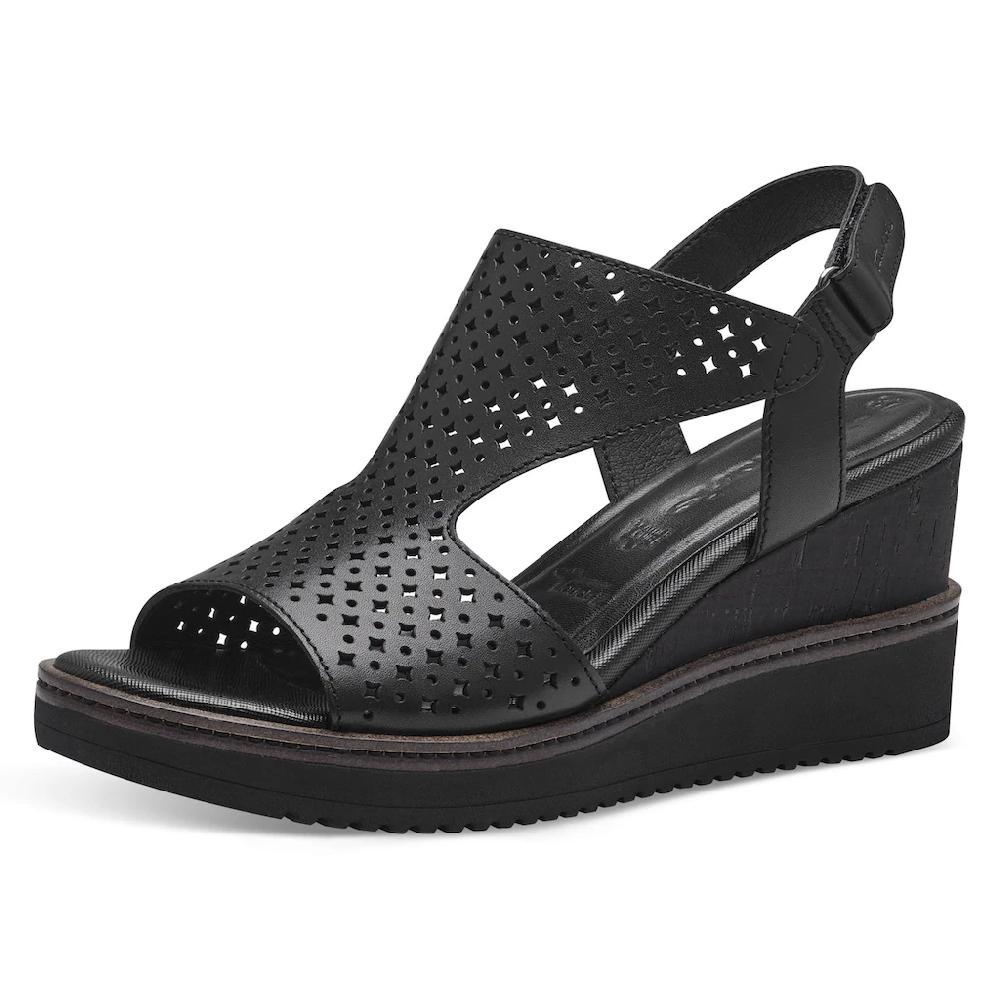 Tamaris Keilsandalette Sommerschuh Sandale mit modischer Perforation online bestellen