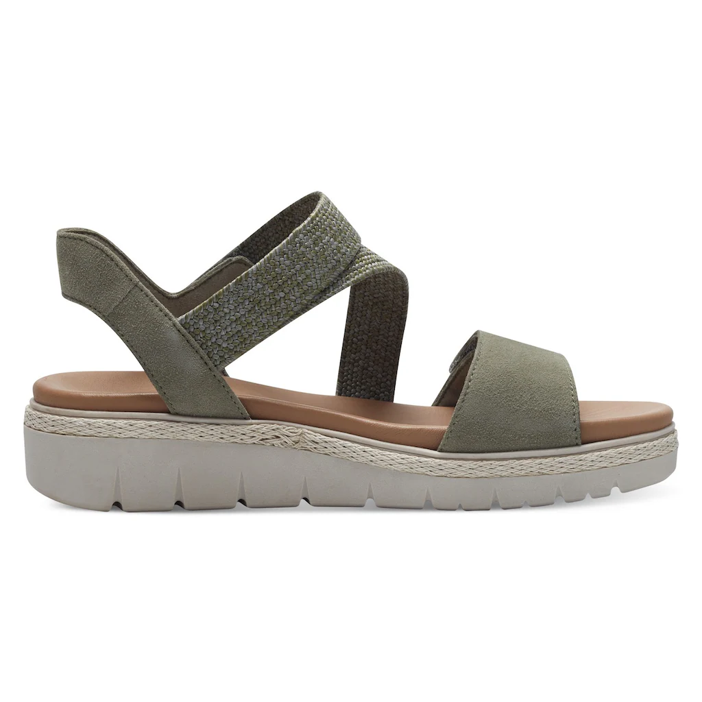 Tamaris Keilsandalette Sommerschuh Sandale Plateauabsatz Mit Klettverschluss ▷ Für