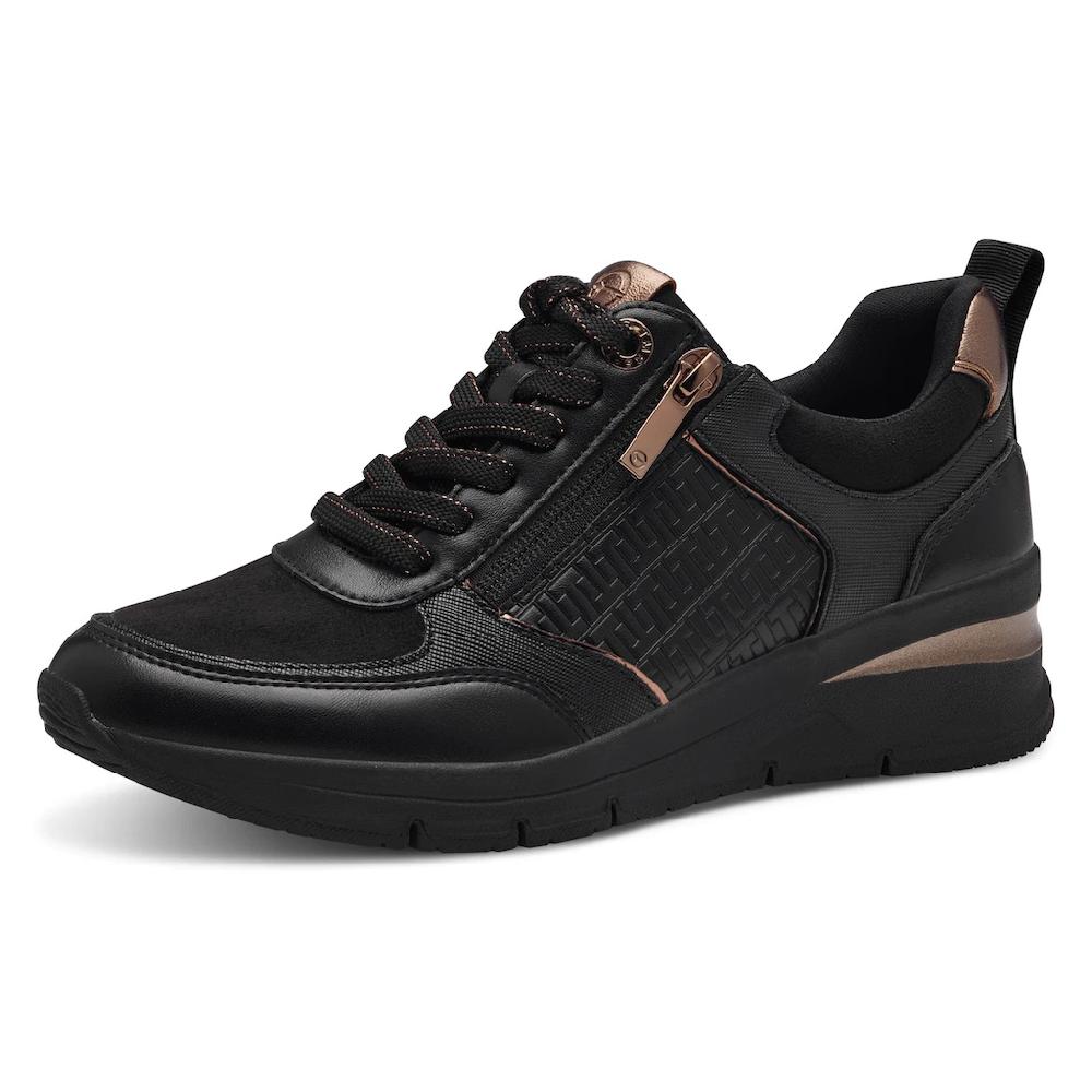 Tamaris Keilsneaker Freizeitschuh Halbschuh Schnürschuh mit Außenreißverschluss kaufen