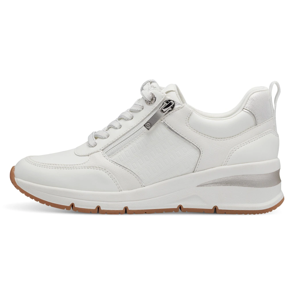 Tamaris Keilsneaker Freizeitschuh Halbschuh Schnürschuh Mit Außenreißverschluss Online Kaufen