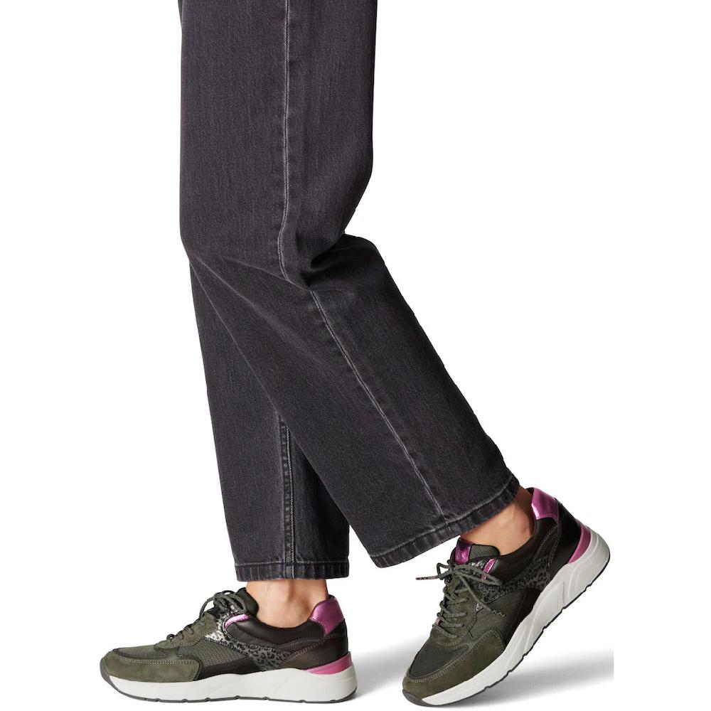 Tamaris Keilsneaker Halbschuh Schnürschuh Freizeitschuh Mit Kontrastbesätzen Online Kaufen