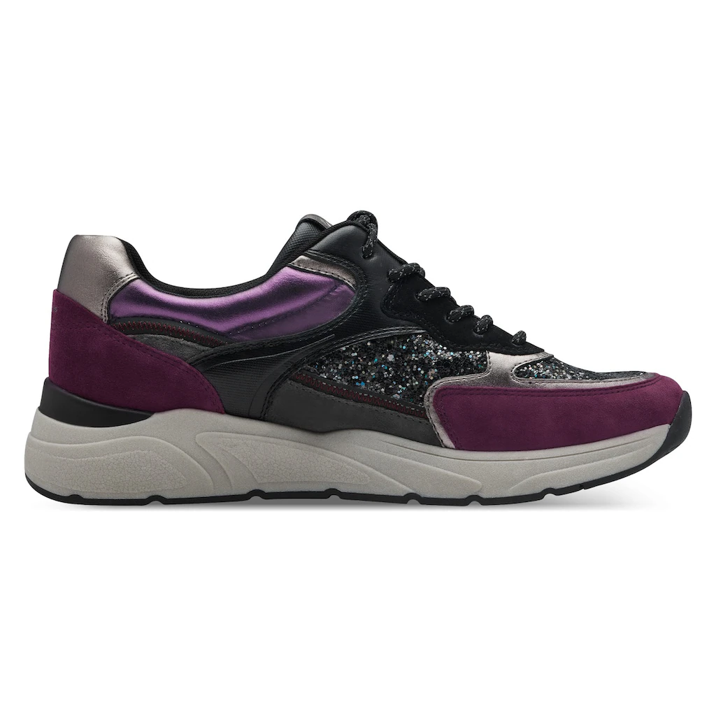 Tamaris Keilsneaker Schnürschuh Halbschuh Freizeitschuh Farbenfrohe Kontrastbesätze Kaufen