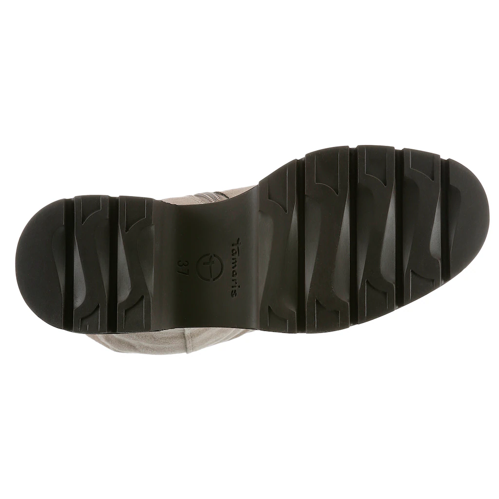 Tamaris Overkneestiefel Blockabsatz Langschaftstiefel Overkneestiefel Vegane Verarbeitung Online Kaufen