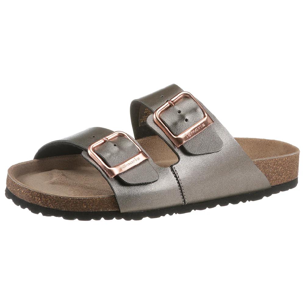 Tamaris Pantolette Sommerschuh Schlappen mit gepolstertem Fußbett