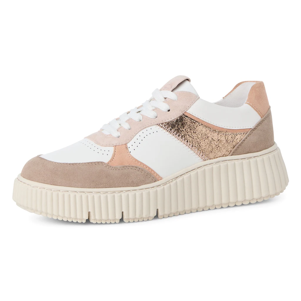 Tamaris Plateausneaker Freizeitschuh Halbschuh Schnürschuh mit TOUCH-IT Technologie kaufen